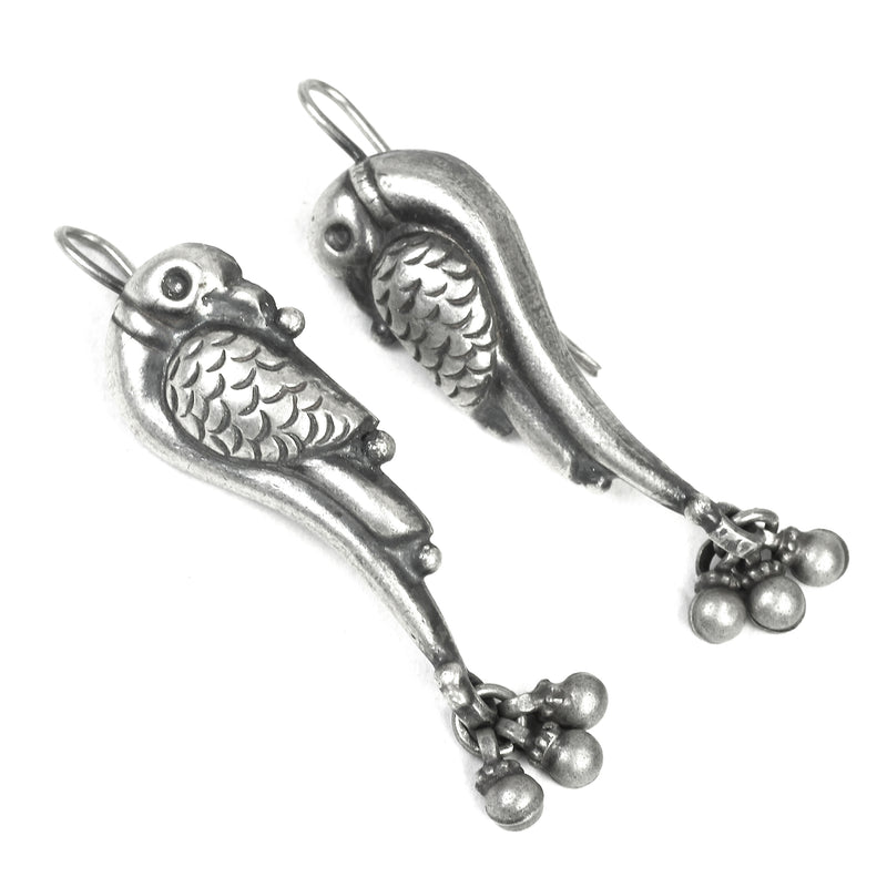 925 Sterling Silver Peacock earring