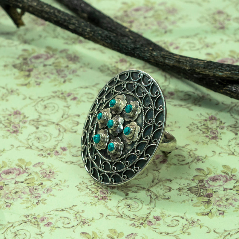 best 925 Silver Floral Ring