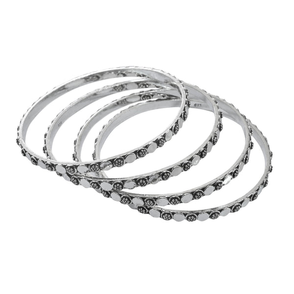STERLING SILVER  BANGLES ( SINGLE PIECE )