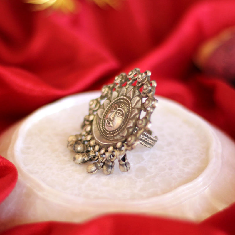 925 Silver Tribal Big Size Ring