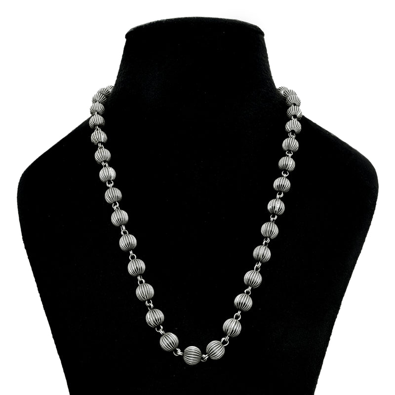925 Silver 10MM Tribal Beads Chain - Main Image