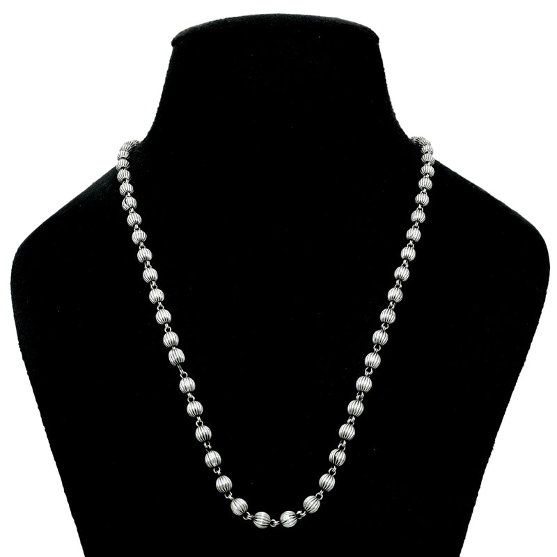 Blue Sapphire Drop Beaded Necklace - Iris Perry Designs