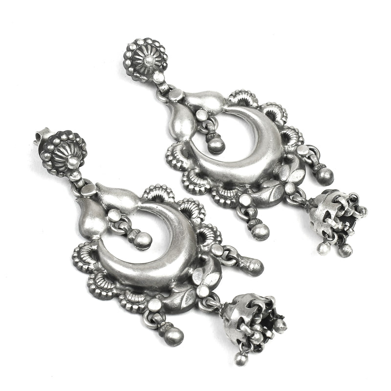 925 Sterling Silver Tribal Dangle Drop Earrings