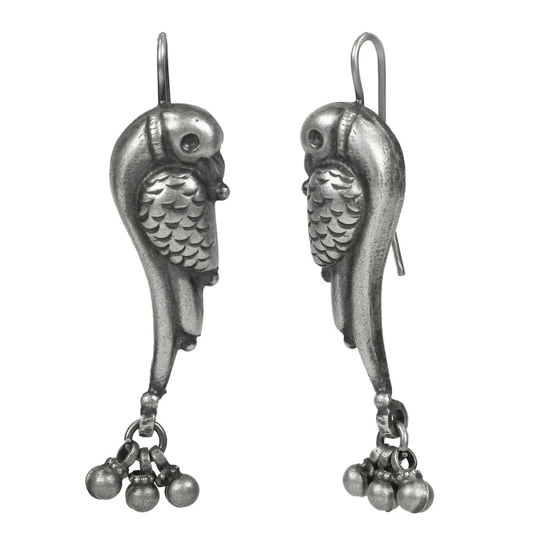 925 Sterling Silver Peacock earring