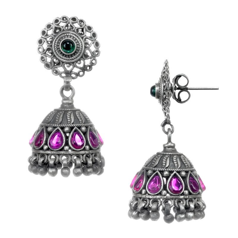Flipkart.com - Buy TANLOOMS Beautiful Floral Baali Jhumka Earrings For  Girls & Women Alloy Jhumki Earring Online at Best Prices in India