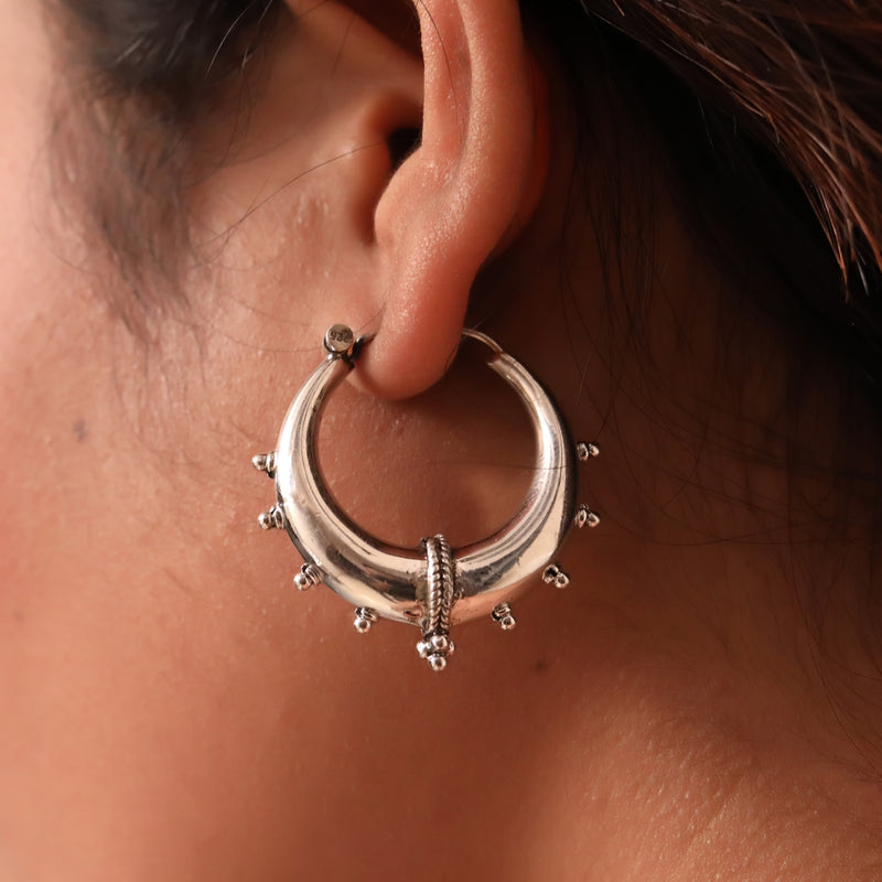 925 Silver Hoop Earring