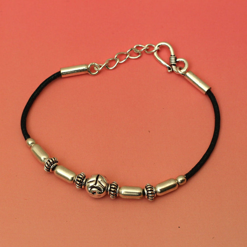 925 Sterling Silver Light weight Stylish Beads Bracelet