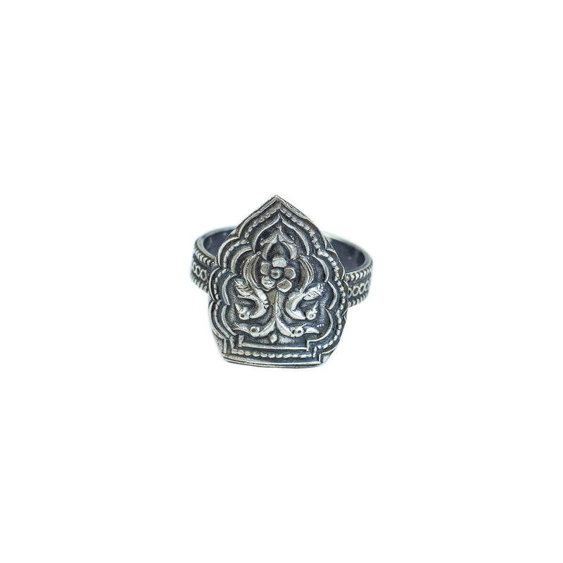 925 Silver Leaf shaped Ring