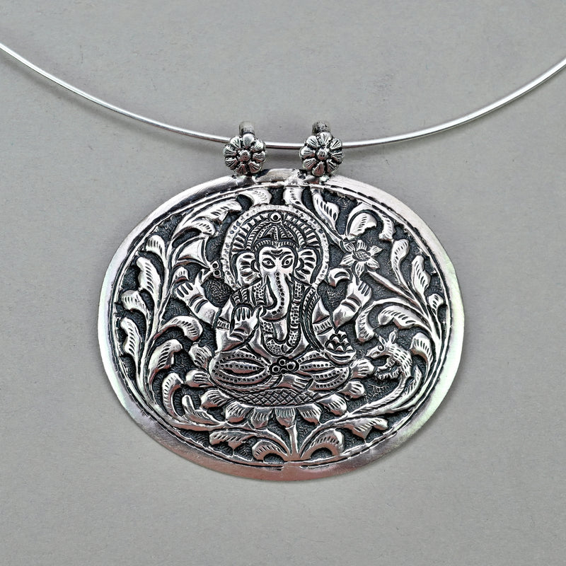 925 Silver Lord Ganesha Pendant