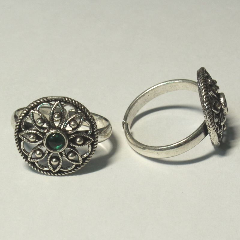 925 Sterling Silver Pear Shape Toe Ring – Joharcart