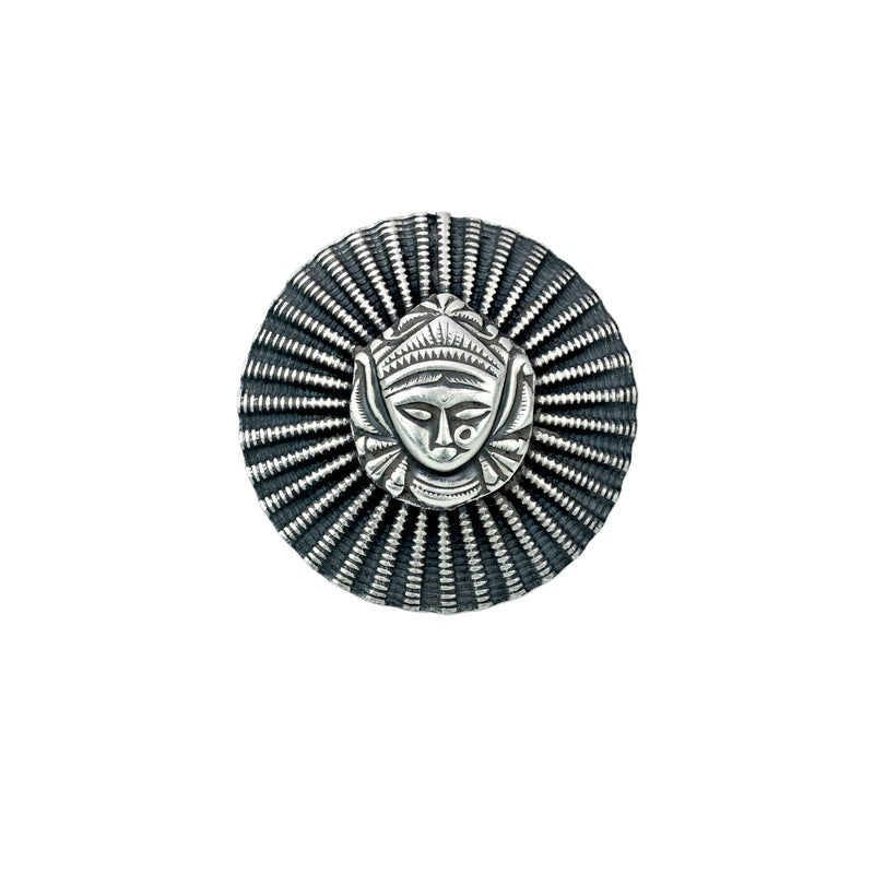 925 Silver Goddess Durga Maa Ring Adjustable