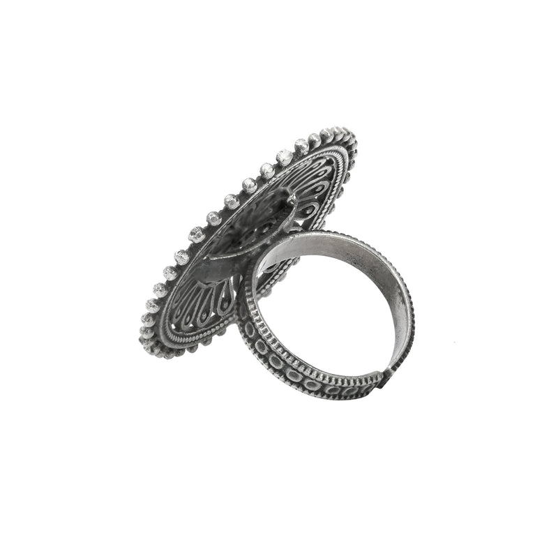 925 Silver Floral Ring